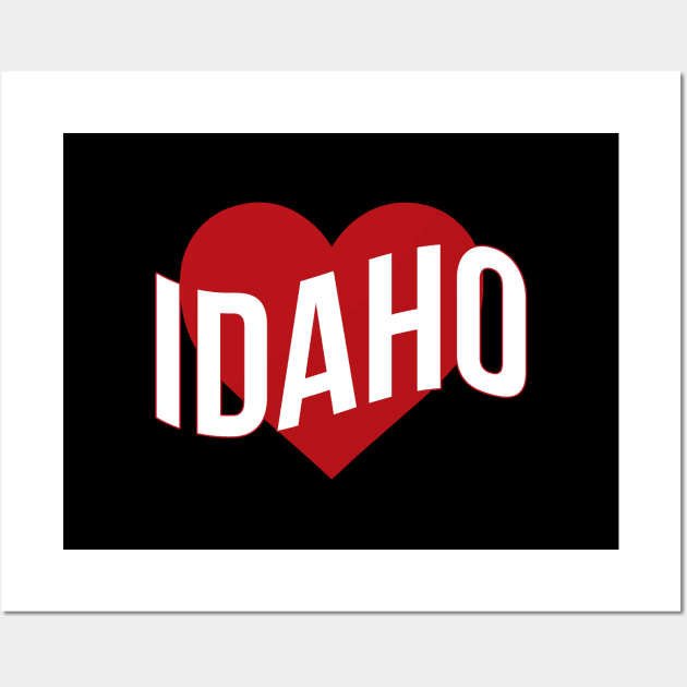 Idaho Love Wall Art by Novel_Designs